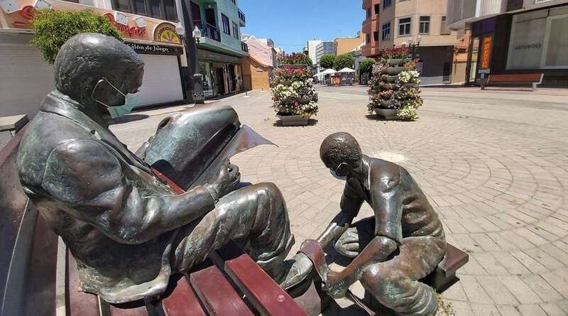 Zona comercial de Los Llanos de Telde/TA.